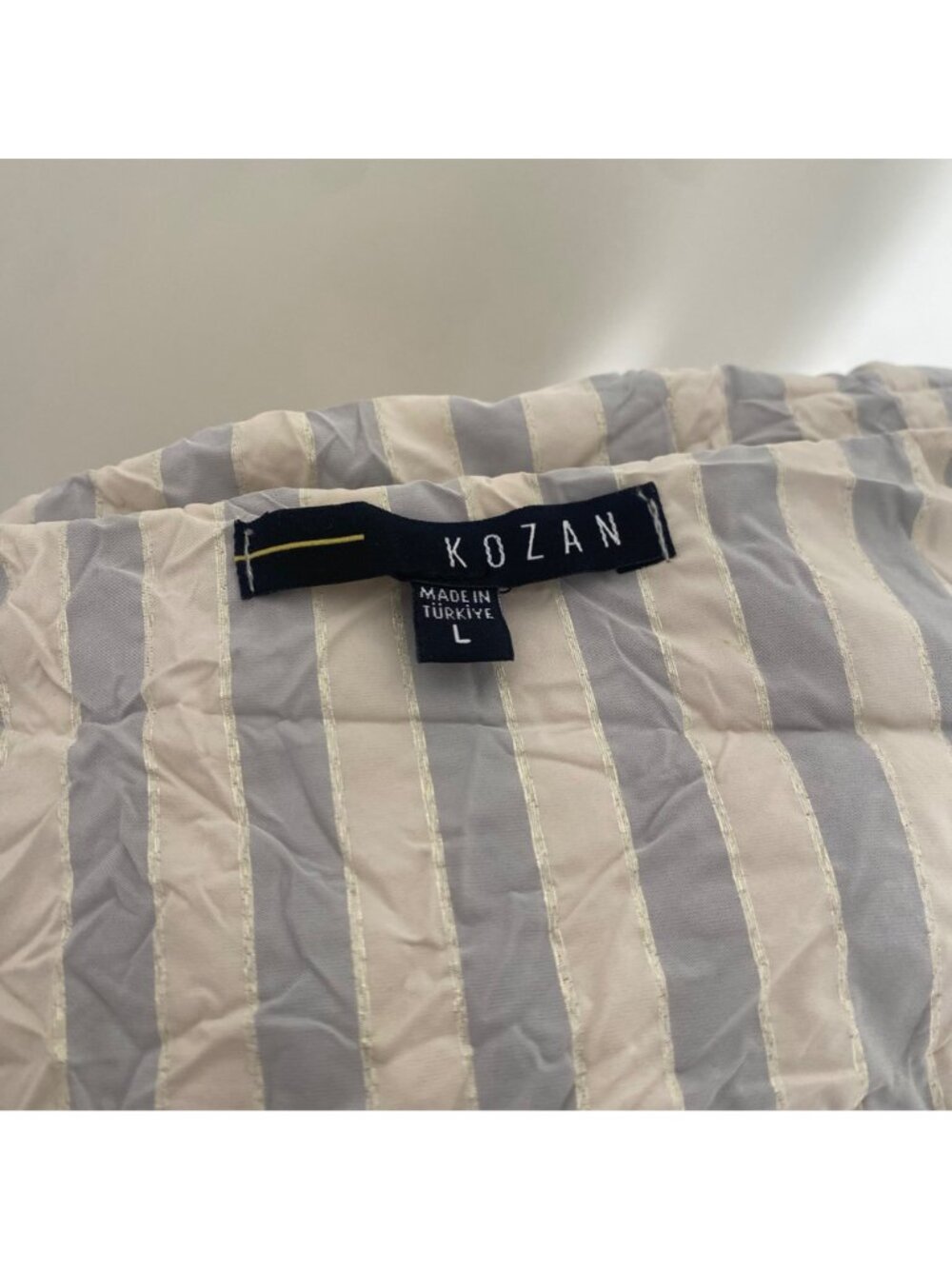 Kozan Crinkle Striped Zipper Top / Blazer - Picture 5 of 12